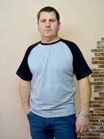 Футболка мужская &quot;реглан&quot; меланж