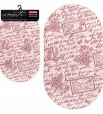 VAL RMT-L-63 Коврик для ванны, на присосах, противоскольз., 69*39 см, ROMANTIC LETTERS
