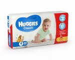 Подгузники Хаггис Классик Макси Jumbo Pack 4 (7-18кг) 50шт