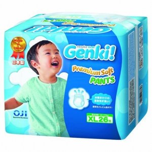 "Genki" детские подгузники-трусики (для мальчиков и девочек)