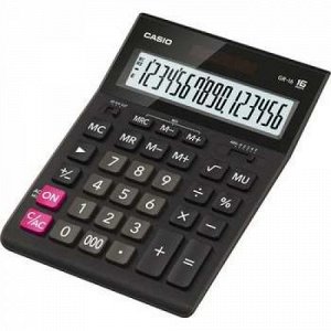 Калькулятор 16 разрядов CASIO GR-16 1155х209х34 мм (394706) черный CASIO {Филиппины}