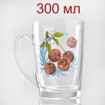 Кружка 300 мл капучино Черешня К