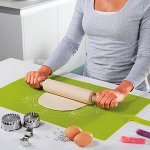 Силиконовый коврик для раскатки теста большой
