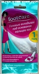 Footcare Вкладыши гелевые под пальцы ног 3807 /12/