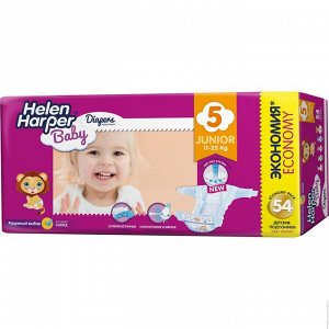 Helen Harper Детские подгузники Baby размер 5. Junior (11-25 кг) 54шт.