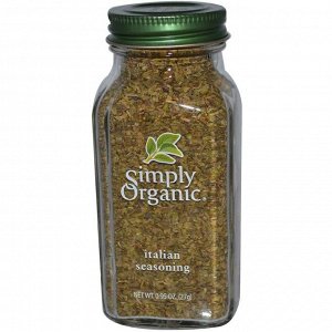 Simply Organic, Итальянская приправа, 0,95 унции (27 г)