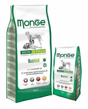 Monge Dog Maxi корм для взрослых собак крупных пород 12 кг