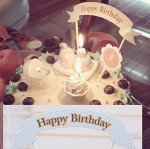 Надпись &quot;Happy Birthday&quot; на шпажках