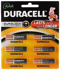 DURACELL Basic AAА Батарейки алкалиновые 1.5V LR03 6шт