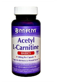 MRM Acetyl L-Carnitine 500 мг 60 капсул