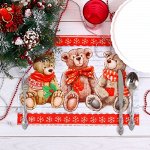 Салфетка на стол &quot;Плюшевые мишки&quot; 30*40 см, 100% п/э, оксфорд 420 г/м2   1437849