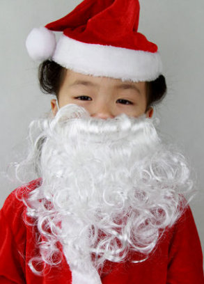 борода Деда Мороза детская