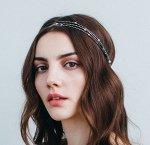 повязка для волос со стразами