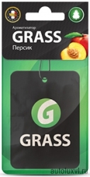 Картонный ароматизатор GRASS (персик) ST-0402 , шт