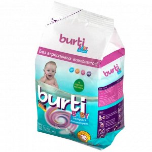 BURTI Концентрированный стиральный порошок Burti Compact Baby для детского белья 0,9 кг