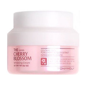 Осветляющий крем с экстрактом вишни TonyMoly The Hayan Cherry Blossom Whitening Cream,55ml