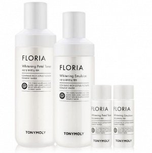 Набор Тоник 180ml+Эмульсия 160ml Floria Whitening Set