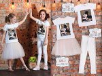 кофта трикотаж двунить, аппликация микки-маус паетка
