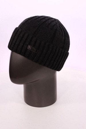 антрацит Состав:	80% wool, 20% polyacrylic
Мужская теплая шапка по голове с крупной вязкой и широким, рельефным отворотом. Очень теплая модель для зимы.