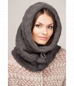 Капор черный