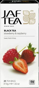Чай JAF PC Strawberry &amp; Raspberry черн. 25 пак