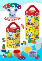 Тесто для лепки 6 цв