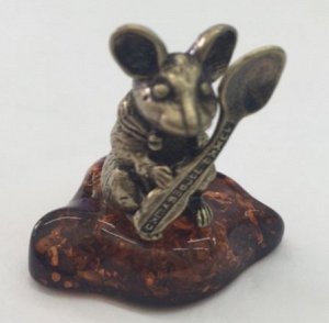 Мышка с ложкой загребушкой ( пресс)