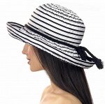 Шляпа Del Mare 027-02.01 белый/черный, 56-57 (Китай)
