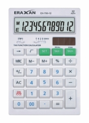 Tukzar Калькулятор настольный в двойном  блистере 12 разрядов белый арт.EX 700-12
