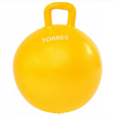 Мяч-попрыгун TORRES AL100545 с ручкой, 45 см, ПВХ, с насосом, желтый