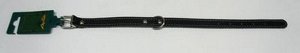 Ошейник 16 F1 Тиснение черный 26 - 34 см х 16 мм