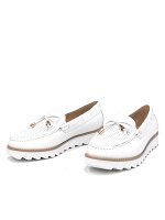 Мокасины Francesco Valeri 217 nappa bianco
