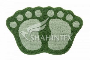 Коврик Коврик Лапки Мicrofiber SHAHINTEX 40*60  совмещенные   NEW !!  Изготовлен из 100% полиэстра (микрофайбер). Данный материал прочен, не выцветает и быстро сохнет. Коврик имеет латексную основу, б