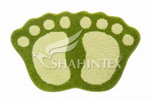 Коврик Коврик Лапки Мicrofiber SHAHINTEX 40*60  совмещенные   NEW !!  Изготовлен из 100% полиэстра (микрофайбер). Данный материал прочен, не выцветает и быстро сохнет. Коврик имеет латексную основу, б