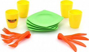 Набор детской посуды столовый на 4 персоны
