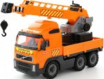 &quot;Volvo&quot;, автомобиль-кран с поворотной платформой (в сеточке)