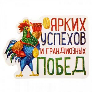 Магнит "Ярких успехов и грандиозных побед"