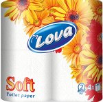 полотенце бумажное &quot;MyLova&quot; 2-сл. белые, длина 12м, ширина 22,5 см., (*2шт.уп.)