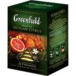 Чай Гринфилд пирам. Sicilian citrus 1,8г