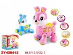 8801-8802 -8805 игрушка музык. (олень, заяц), в коробке 0400