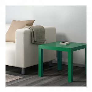 ЛАКК Придиванный столик, зеленый