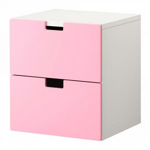 СТУВА
Комод с 2 ящиками, розовый