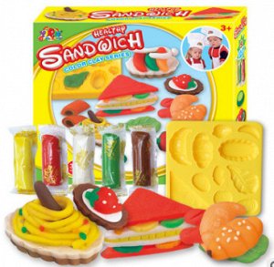 Игровой набор пластилина "Сэндвич"