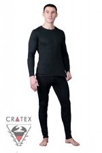 Термобельё мужское CRATEX (цв. черный) р. XXL