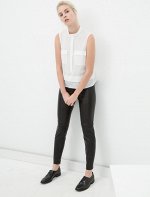 Slim Fit Trousers Black