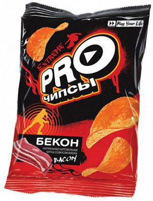 Чипсы PRO-чипсы 150г/9 со вкусом Бекона