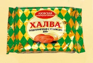 Халва фасованная С арахисом 350 гр Азов