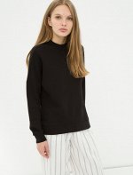 Crew Neck Sweatshirt Black