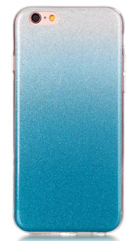 Чехол силиконовый с шиммером iphone