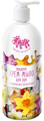 МИЛК "Хорошее настроение" Крем-мыло д/рук жидкое 800мл "Гавайские мечты"